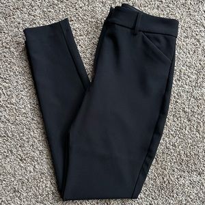 Express Editor Skinny High Rise Pant, Black, Size 4